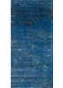 blithe blue wool and bamboo silk hand knotted Rug - HeadShot