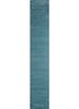 HWV-2000 Deep Turquoise/Deep Turquoise blue wool and viscose hand loom Rug