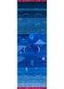 chand ke roop blue wool hand knotted Rug