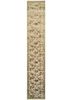 nra-31 dark ivory/fog ivory wool and silk hand knotted Rug