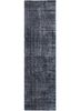 pae-1082 ebony/ebony grey and black wool hand knotted Rug