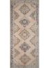 pae-113 light peach/mocha beige and brown wool hand knotted Rug