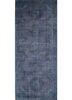 pae-114 gravel gray/gravel gray blue wool hand knotted Rug