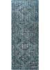 pae-121 smoke blue/teal blue blue wool hand knotted Rug