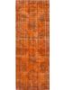 pae-122 burnt orange/mayflower red red and orange wool hand knotted Rug