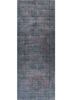 pae-125 midnight blue/grape grey and black wool hand knotted Rug