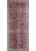 pae-171 rose petal/marigold red and orange wool hand knotted Rug