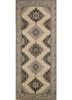 pae-172 marigold/deep charcoal beige and brown wool hand knotted Rug