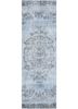 pae-1868 ice blue/brown blue wool hand knotted Rug