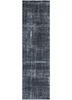 pae-1902 ebony/ebony grey and black wool hand knotted Rug