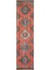 pae-2514 poppy/marine blue red and orange wool hand knotted Rug