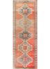 pae-2977 bronze brown/orange beige and brown wool hand knotted Rug