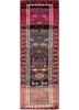 pae-3164 cocoa brown/russet beige and brown wool hand knotted Rug