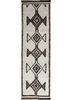 pae-4019 white/mahogany ivory wool hand knotted Rug