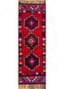 pae-4329 velvet red/navajo red red and orange wool hand knotted Rug