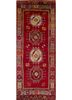 pae-4342 velvet red/lilac red and orange wool hand knotted Rug
