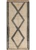 pae-4594 ivory/deep charcoal ivory wool hand knotted Rug