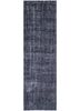 pae-818 medieval blue/medieval blue grey and black wool hand knotted Rug