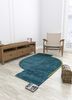 come around blue wool and viscose hand tufted Rug - Loom