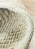 abrash beige and brown jute and hemp flat weaves Rug - Loom