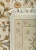 kashmir ivory silk hand knotted Rug - Perspective