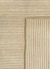basis beige and brown wool and viscose hand loom Rug - Perspective
