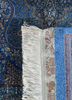 gulmarg blue silk hand knotted Rug - Perspective