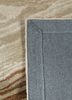 genesis ivory wool and viscose hand tufted Rug - Perspective