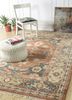 akida red and orange wool hand knotted Rug - RoomScene