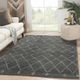 zuri grey and black wool hand knotted Rug - RoomScene