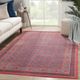 revolution red and orange wool hand knotted Rug - RoomScene