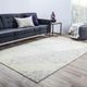eden beige and brown wool and viscose hand knotted Rug - RoomScene
