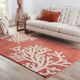 riviera red and orange wool hand tufted Rug - RoomScene