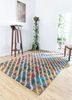 confetti beige and brown wool hand tufted Rug - RoomScene