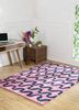 confetti red and orange wool and viscose hand tufted Rug - RoomScene
