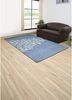 confetti blue wool and viscose hand tufted Rug - RoomScene