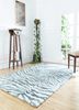riviera grey and black wool and viscose hand tufted Rug - RoomScene