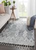 cascade grey and black wool hand tufted Rug - RoomScene