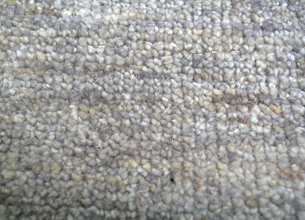 legion beige and brown wool hand knotted Rug - CloseUp