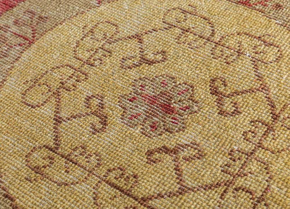 revolution  wool hand knotted Rug - CloseUp