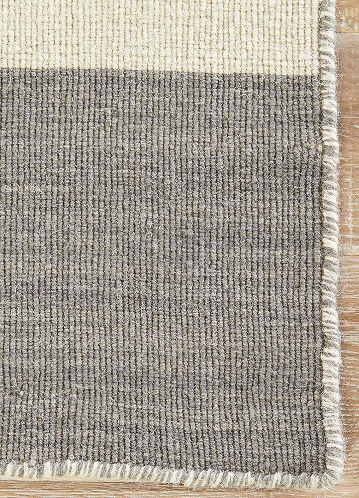 aqua  wool flat weaves Rug - CloseUp