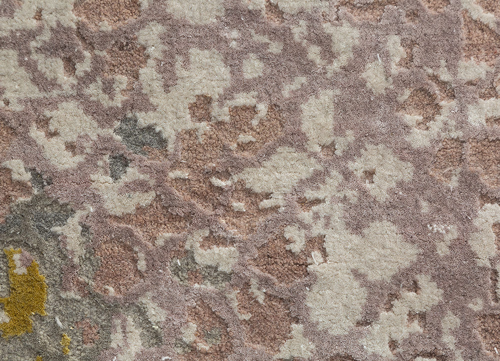 tattvam  wool and bamboo silk hand knotted Rug - CloseUp