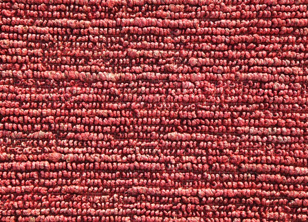 abrash pink and purple jute and hemp flat weaves Rug - CloseUp