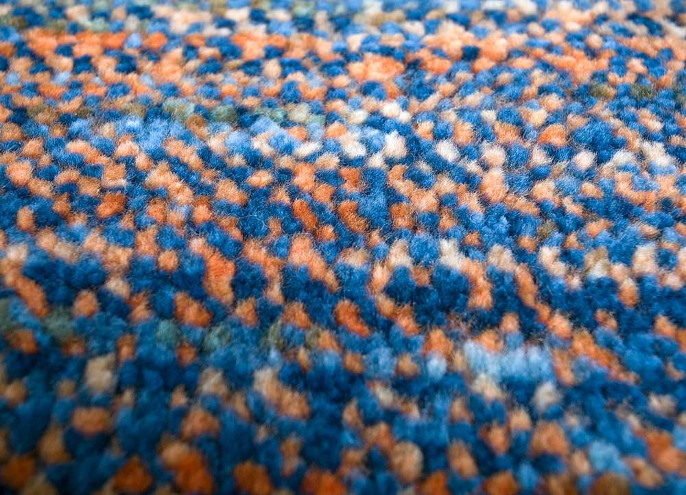 kairos multi wool hand knotted Rug - CloseUp