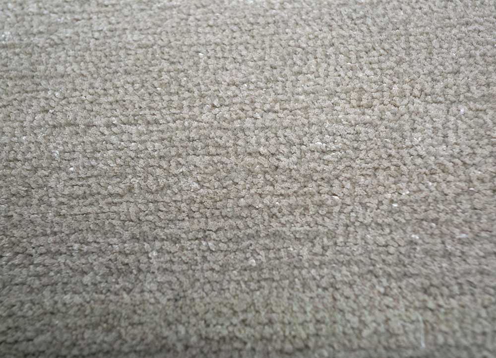 caliedo beige and brown wool and viscose hand tufted Rug - CloseUp