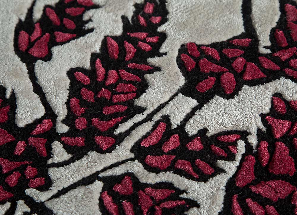 concoction multi wool and viscose hand tufted Rug - CloseUp