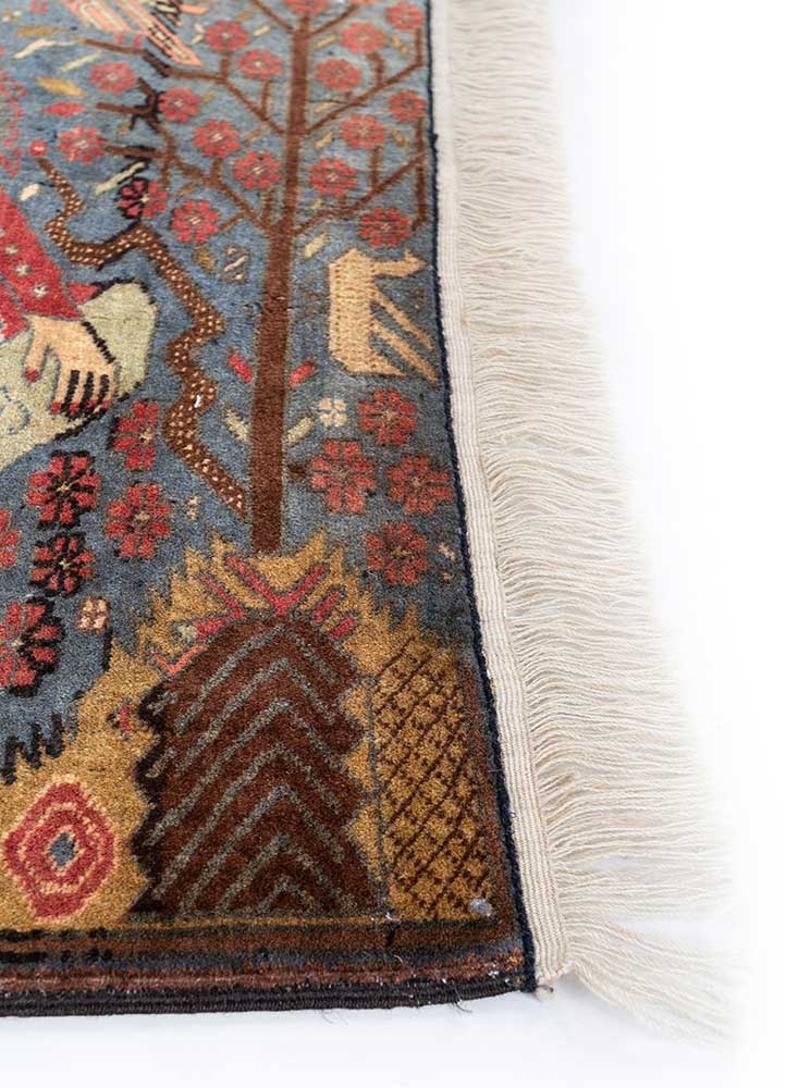 Kiaan Blue Hand Knotted Wool RugsAfkl38Jaipur Rugs