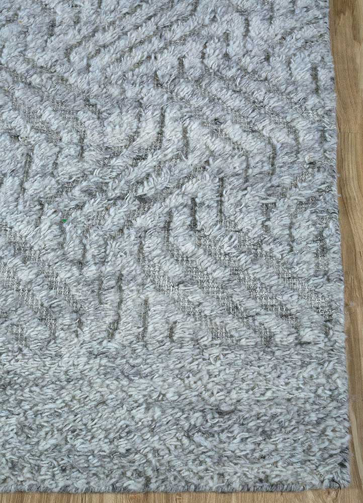 okaley  others hand knotted Rug - Corner