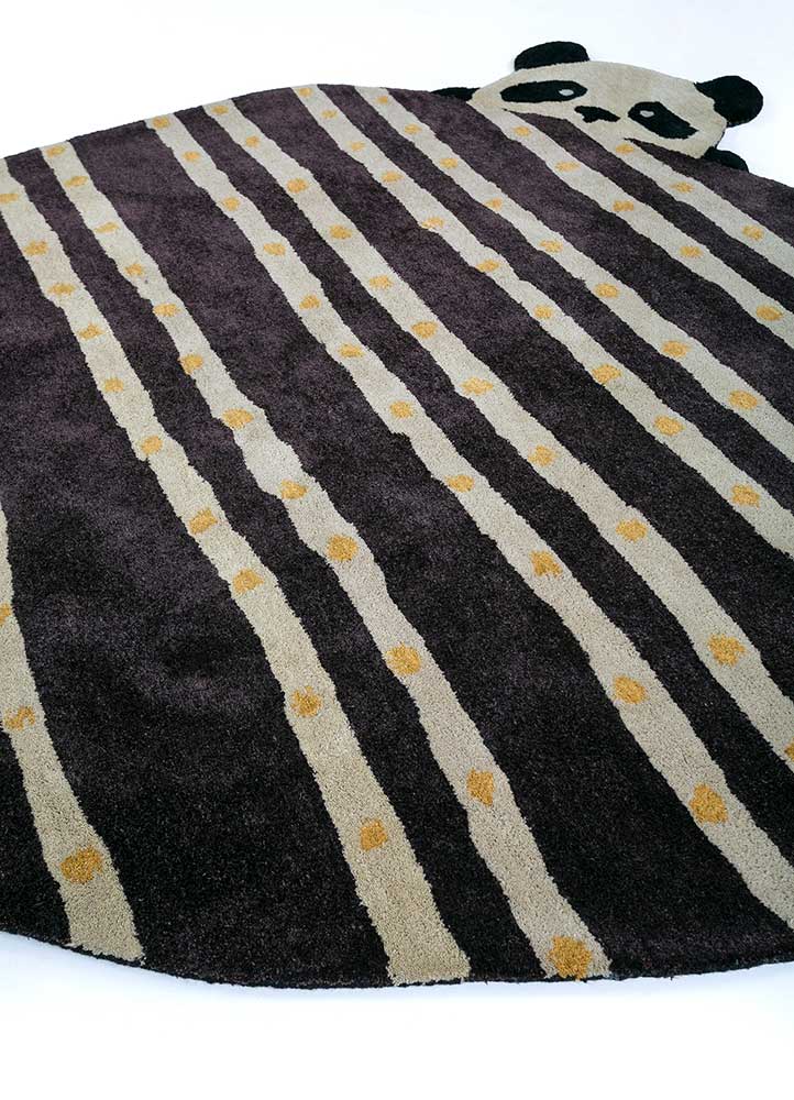 confetti grey and black wool and viscose hand tufted Rug - FloorShot