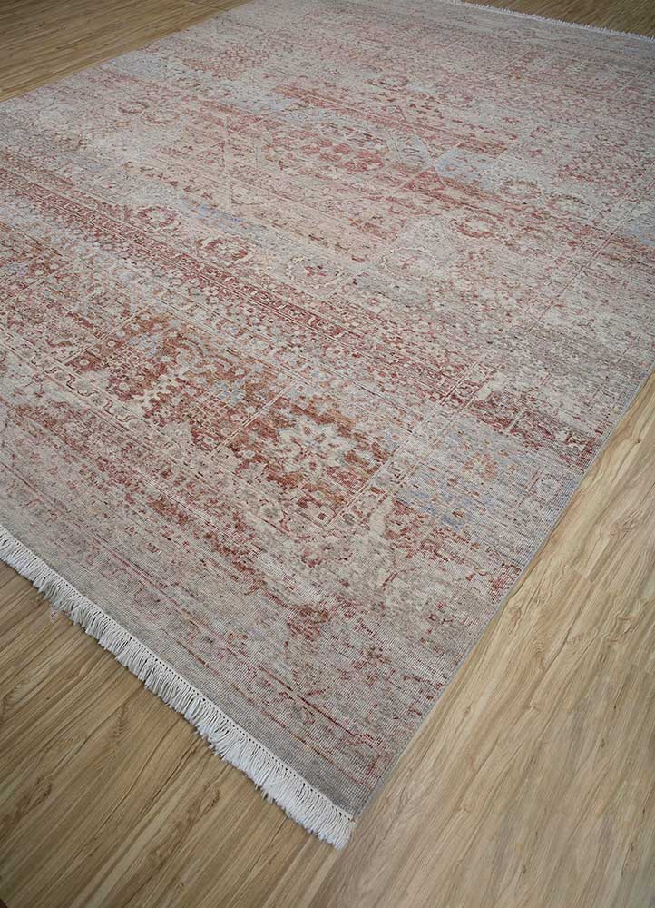 someplace in time  wool hand knotted Rug - FloorShot